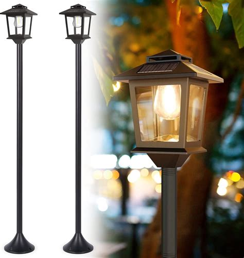 Amazon.com: Solar Powered Lamp Post Light.
